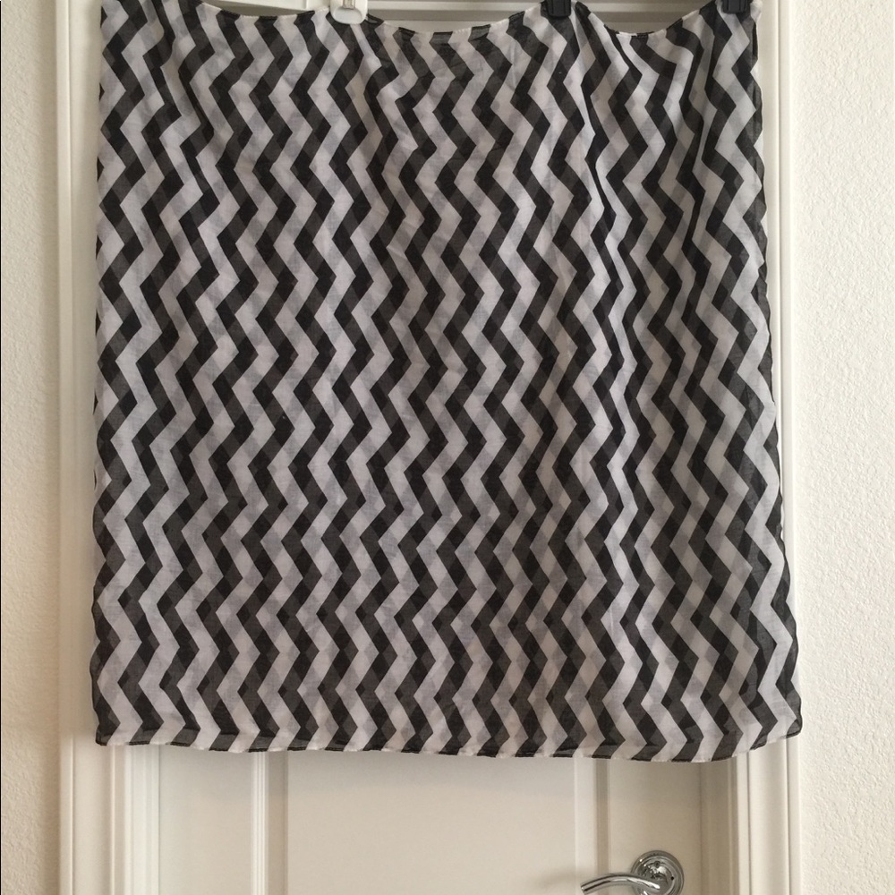 Chevron infinity scarf